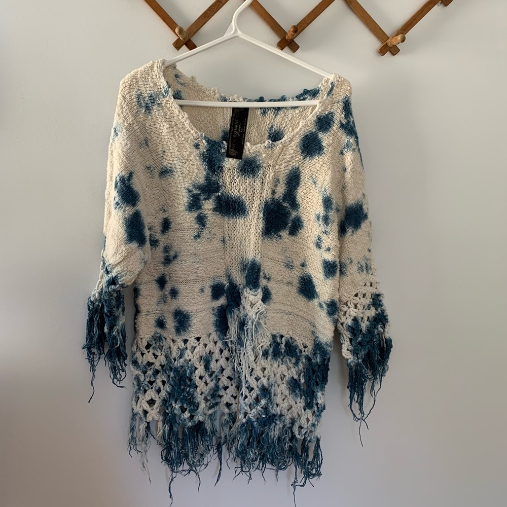 free people boho tunic sweater